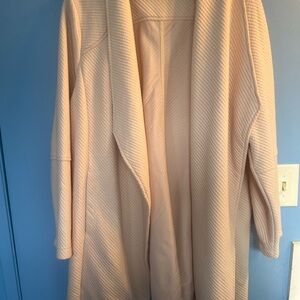 Skies Are Blue Beige Women's Sweater Poncho